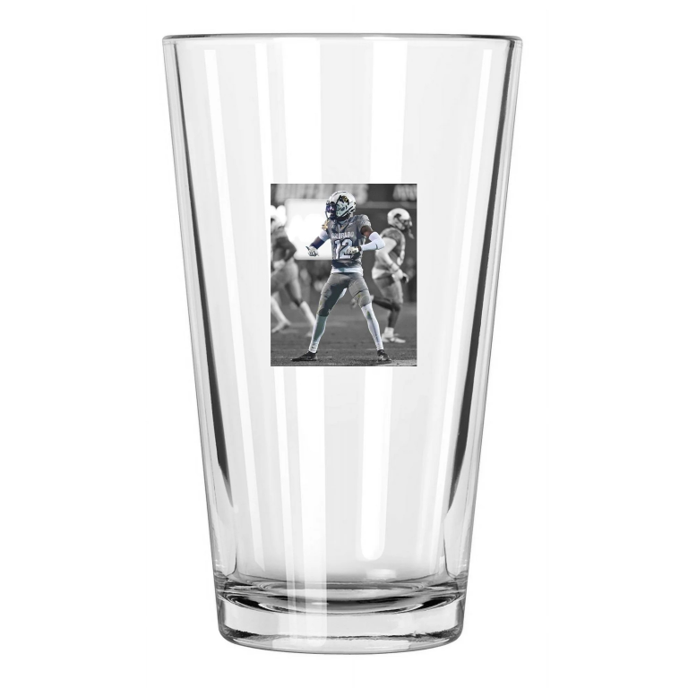 Colorado Buffaloes Travis Hunter Photo Spotlight Pint Beer Drinking Glass