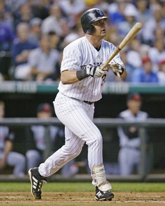 Colorado Rockies Larry Walker Glossy Keychain Baseball Keychain Hof 2020