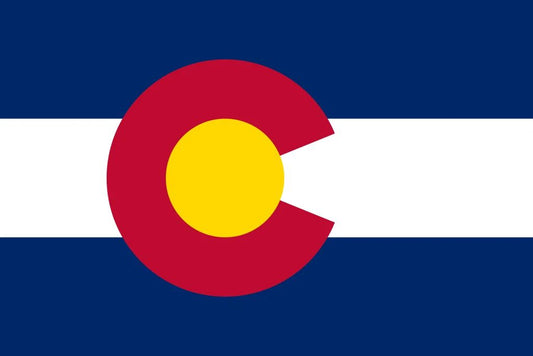 Colorado State Flag Denver Centennial Usa Poster Picture Photo Print 1