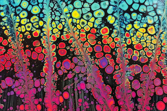 Colorful Abstract Painting Art Wall Decor Jigsaw Puzzle