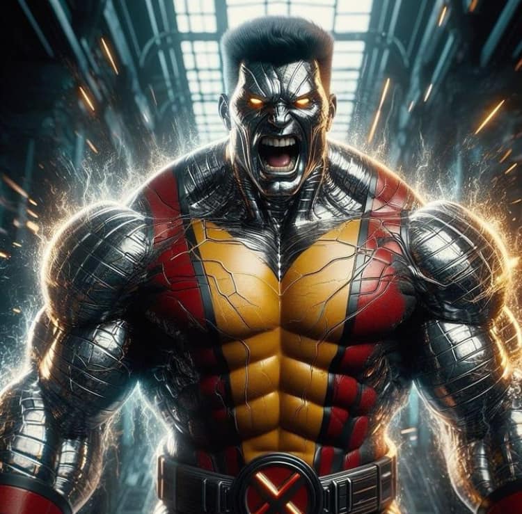 Colossus Comic Character Action Shot Jigsaw Puzzle