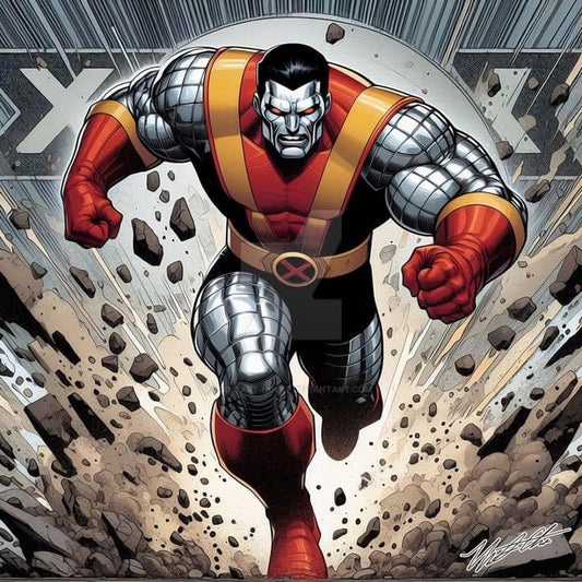Colossus X Men Action Pose Print Poster