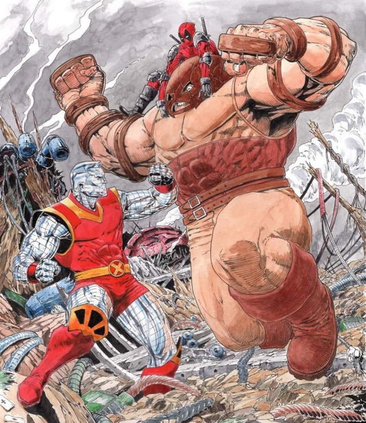 Colossus Juggernaut Deadpool 5829 Print Poster