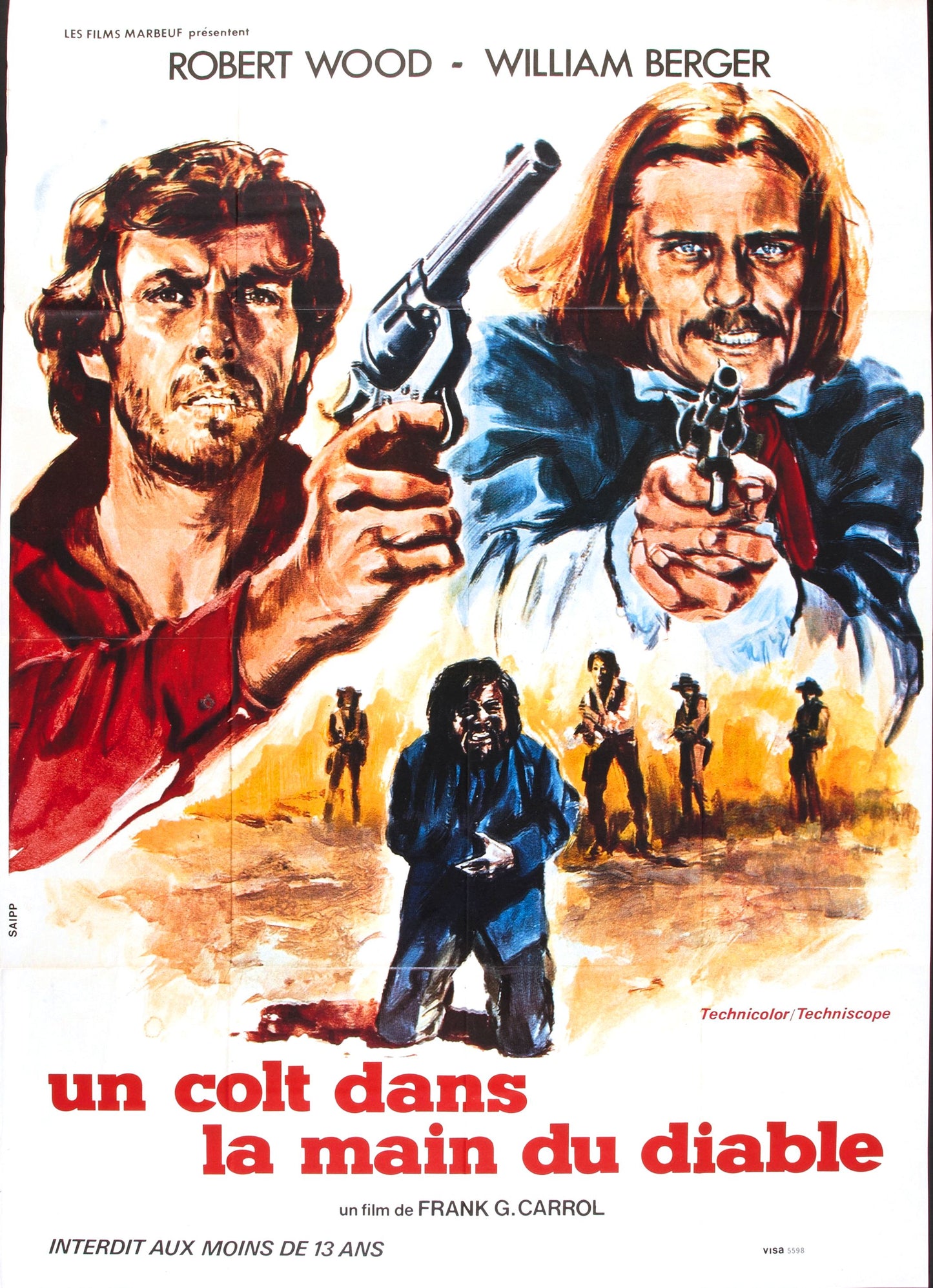 Colt In Hand Of Devil 1972 01 Movie Magnet