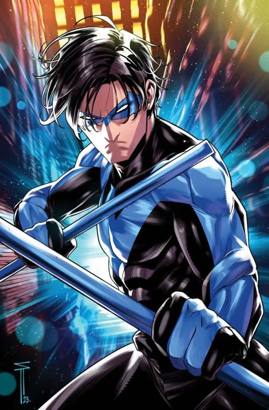 Comic Book Character Dynamic Pose Print Poster