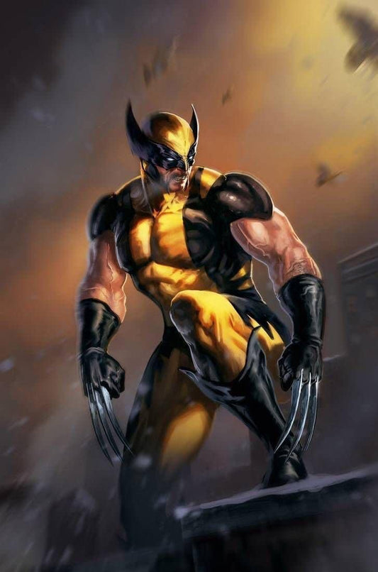 Comic Book Hero Wolverine Action Print Poster