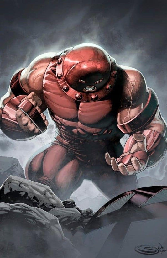 Comic Book Villain Red Giant Print Poster