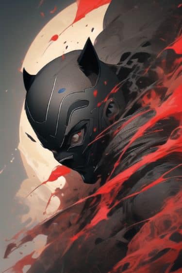 Comic Character Batman Closeup Print Poster