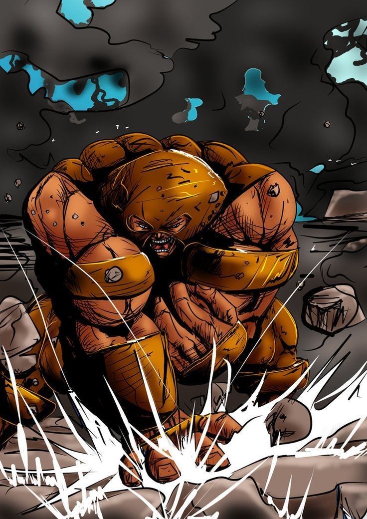 Comic Character Fighting Scene Print Poster