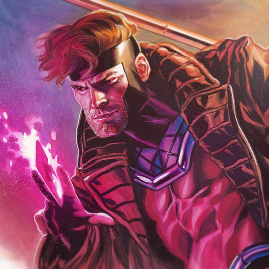 Comic Character Gambit Action Pose Print Poster