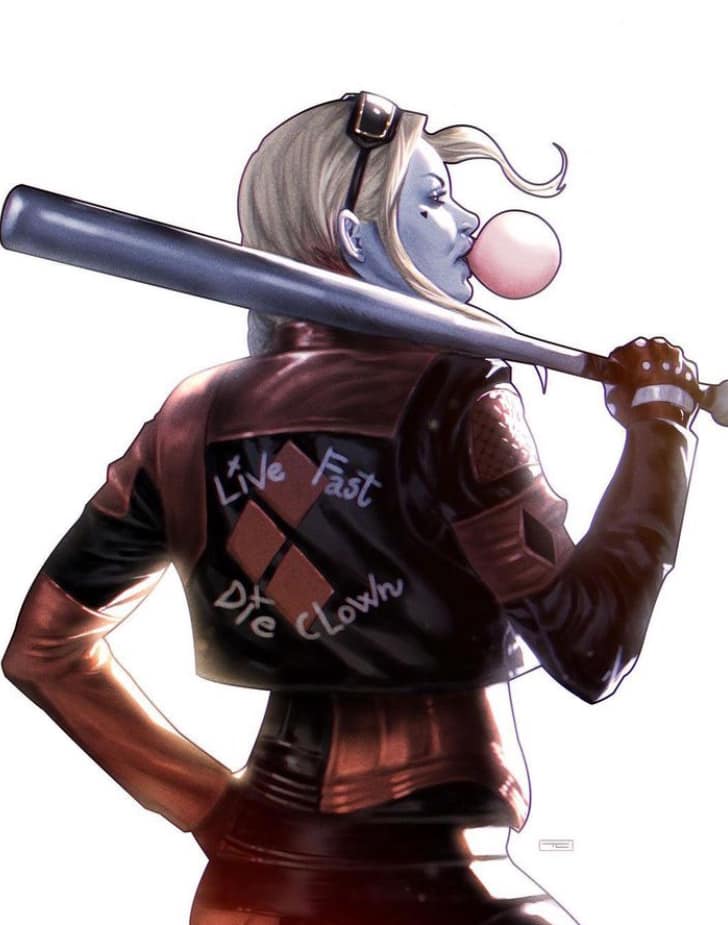 Comic Character Gum Bubble Baseball Bat Jigsaw Puzzle