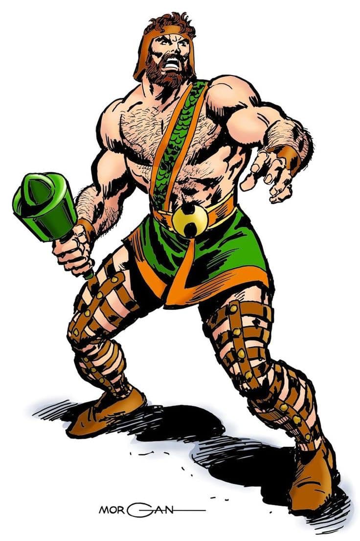 Comic Character Heroic Pose Print Poster