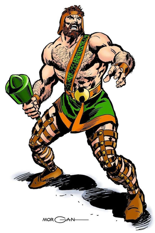 Comic Character Heroic Pose Print Poster