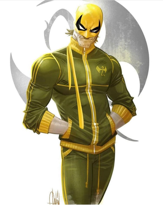 Comic Character Iron Fist In Sportswear Print Poster