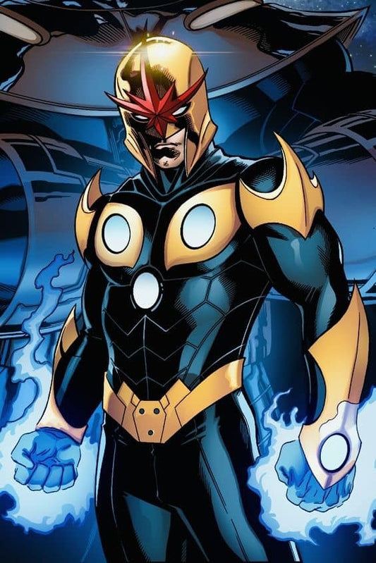 Comic Character Nova Print Poster