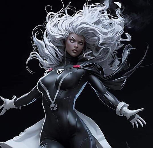 Comic Character Storm Portrait Print Poster