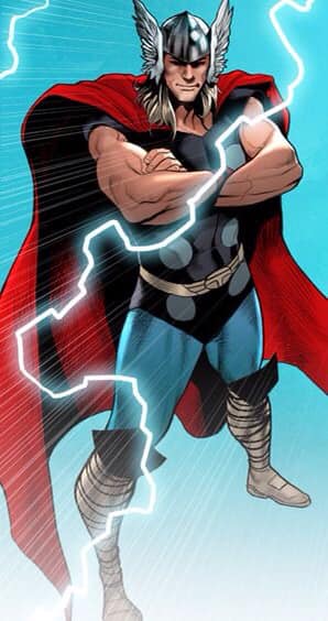 Comic Character Thor Lightning Jigsaw Puzzle