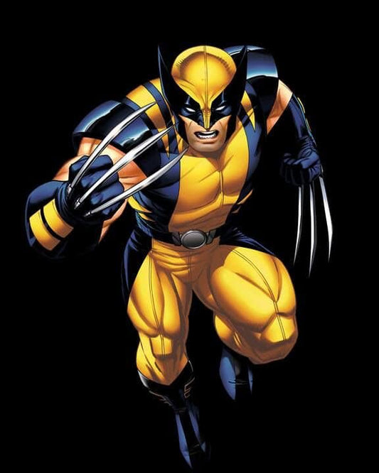 Comic Character Wolverine Action Pose Print Poster