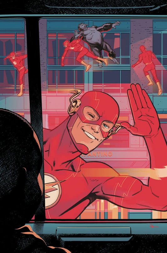 Comic Flash Greeting Print Poster