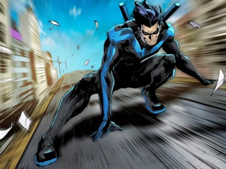 Comic Hero Action Sprint Print Poster