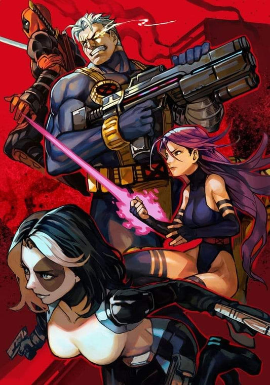 Comic Hero Battle Print Poster