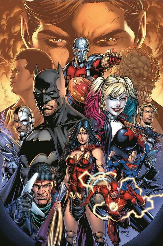 Comic Hero Collage Print Poster