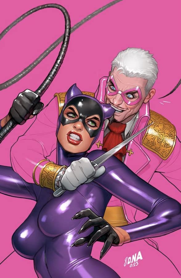Comic Heroine Villain Showdown Print Poster