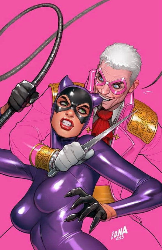 Comic Heroine Villain Showdown Print Poster
