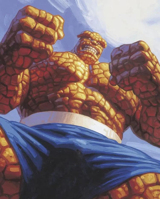 Comic Superhero Thing Print Poster