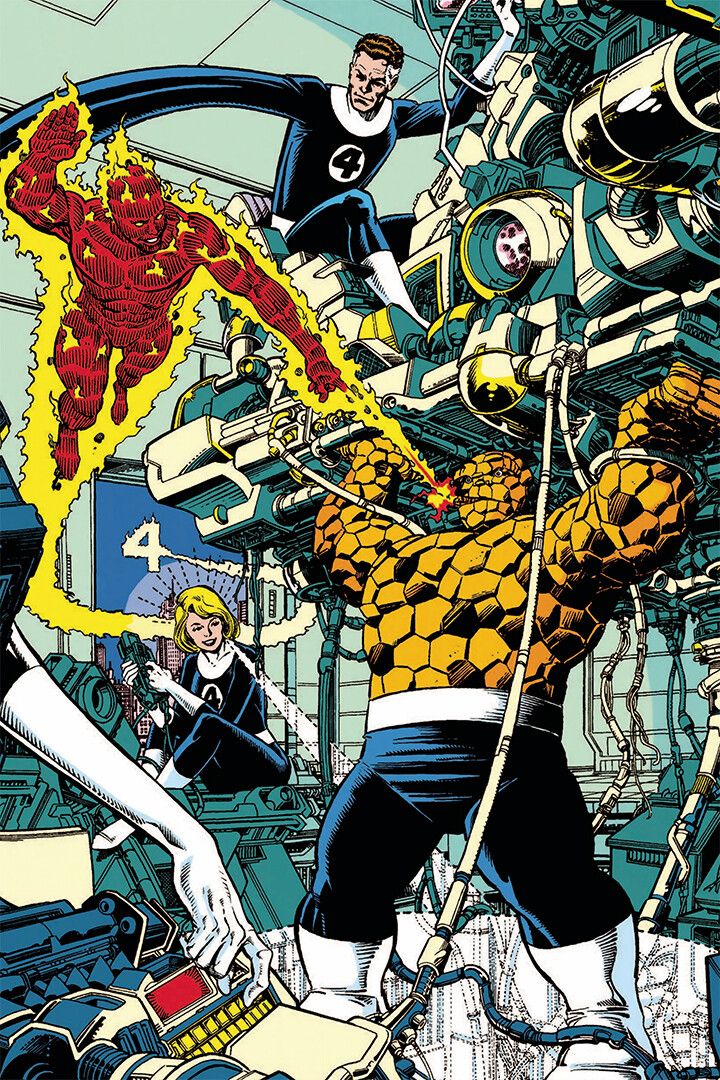Comic Books Heroes 4 Fantastic Four Art Print Decor Jigsaw Puzzle