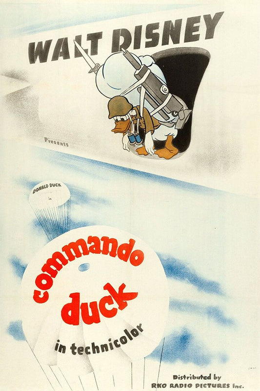 Commando Duck Ww2 1944 Cartoon Movie Jigsaw Puzzle