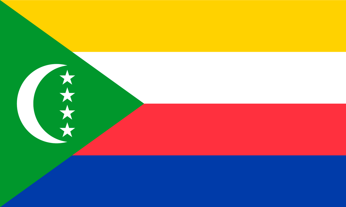 Comoros Flag Print Poster