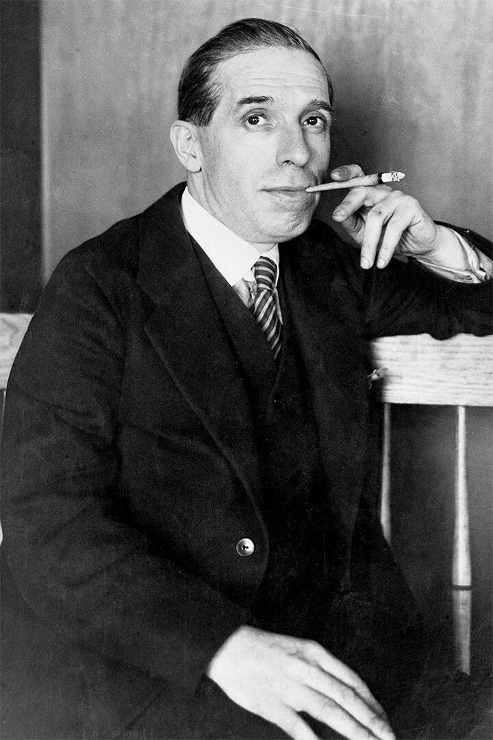 Con Artist Charles Ponzi Vintage Painting Print Jigsaw Puzzle