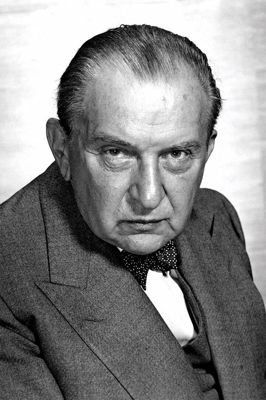 Conductor Fritz Reiner In Tux Wbaton Print Jigsaw Puzzle