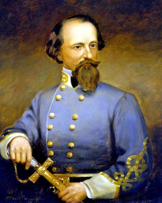 Confederate General James Johnston Pettigrew Glossy Keychain Civil War Print