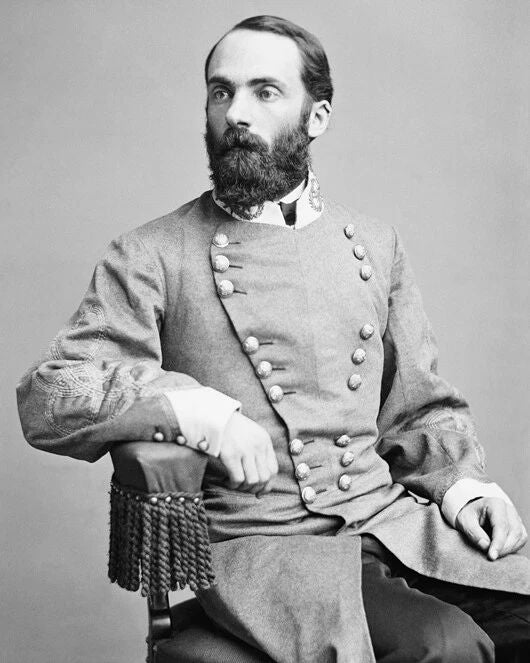 Confederate General Joseph Wheeler Glossy Keychain Civil War Keychain