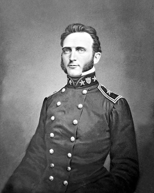 Confederate General Thomas Stonewall Jackson Glossy Keychain Before Civil War