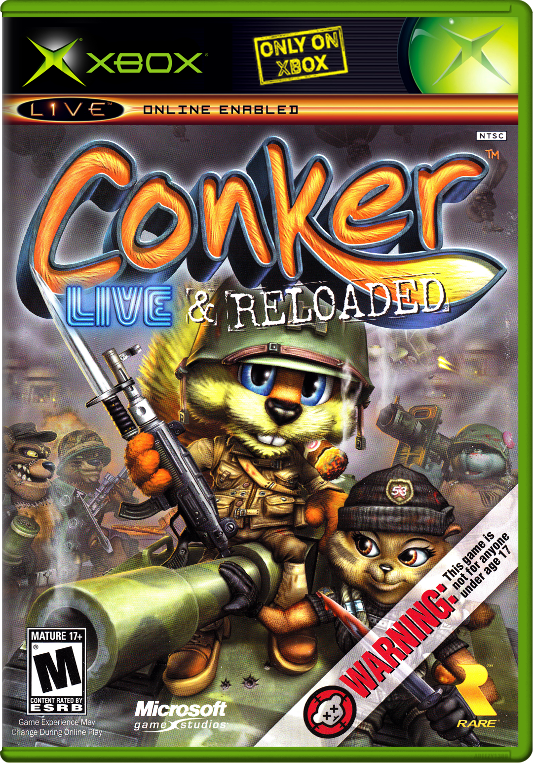 Conker Live & Reloaded Xbox Print Poster