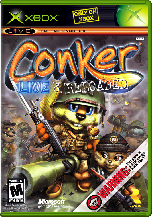 Conker Live & Reloaded Xbox Print Poster