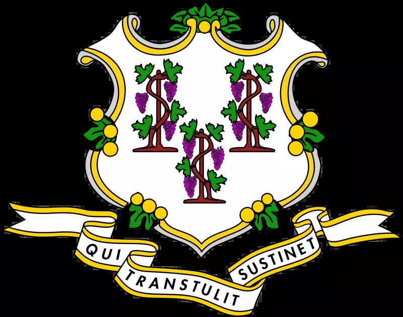 Connecticut State Coat Of Arm New England Hartford Poster Picture Photo Print