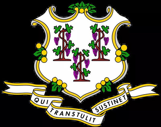 Connecticut State Coat Of Arm New England Hartford Magnet Picture Magnet Print