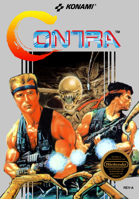 Contra (Usa) Nes Print Poster