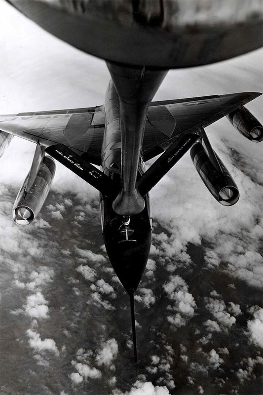 Convair B58 Hustler Bomber In Flight Aircraft Wall Home Decor Jigsaw Puzzle