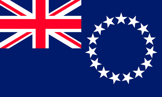 Cook Islands Flag Print Poster