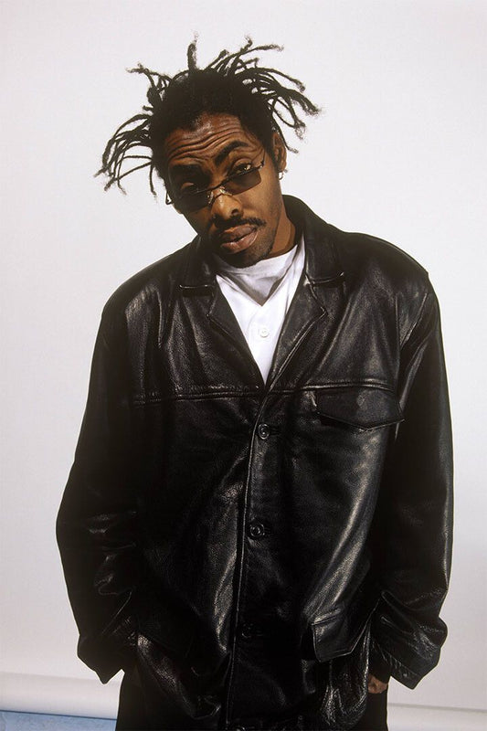 Coolio Rapper Leather Jacket Music Hip Hop Artist Leon Tribute Jigsaw Puzzle
