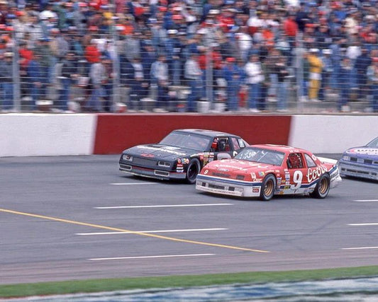 Coors Ford Bill Elliott Vs Dale Earnhardt Glossy Magnet Rockingham 500