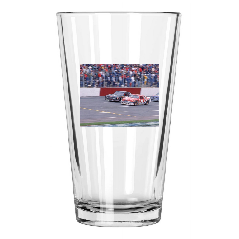 Coors Ford Bill Elliott Vs Dale Earnhardt Rockingham 500 Pint Beer Glass