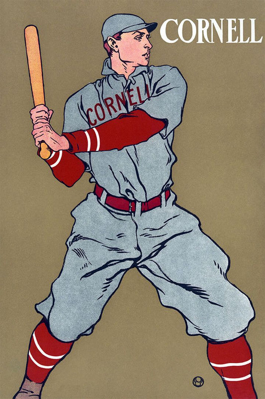 Cornell Baseball Team Player Vintage Style Print Jigsaw Puzzle
