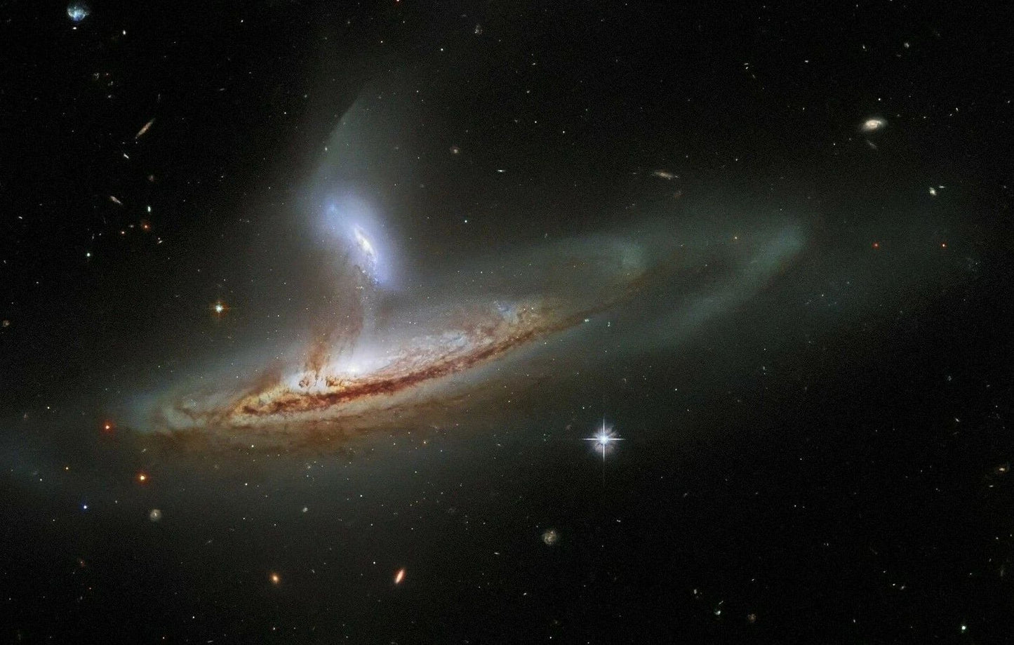 Cosmic Interaction Magnetgraphed By Hubble Telescope Magnet Magnet