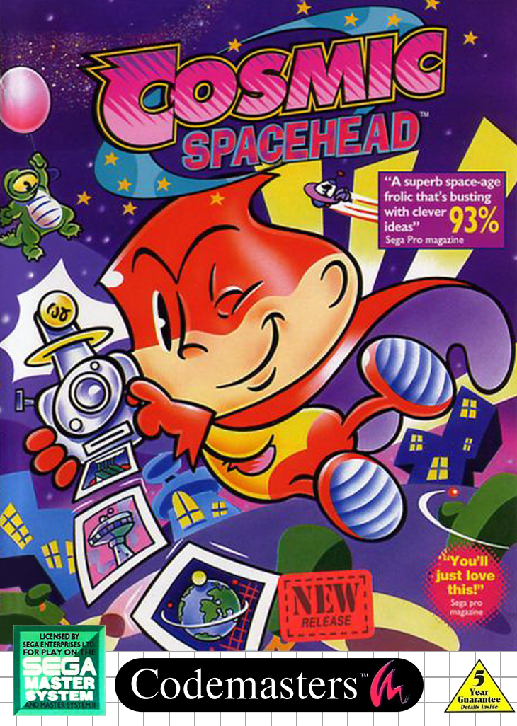 Cosmic Spacehead Sega Master System Keychain